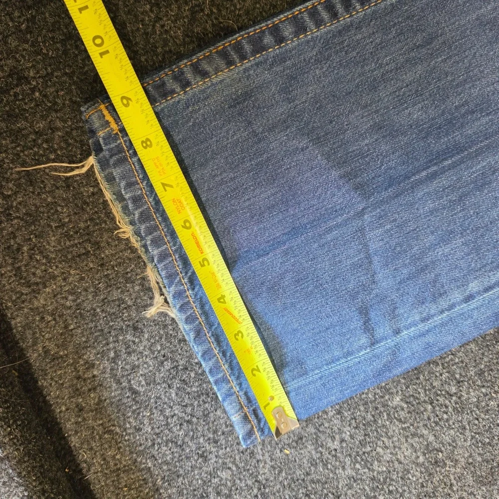 True Religion World Tour Straight Leg Jeans Mens 36 Medium Wash Blue Denim